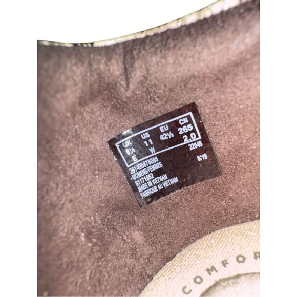 Brand New Collection by Clarks Washland Jam Natural Snake Loafers Size 11 - Picture 9 of 12